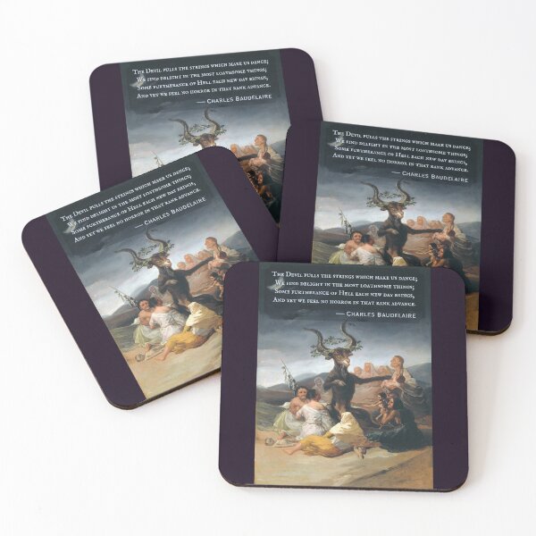 Item preview, Charles Pierre Baudelaire: The Devil pulls the strings which make us dance; We find delight in the most loathsome things; designed and sold by artbleed.