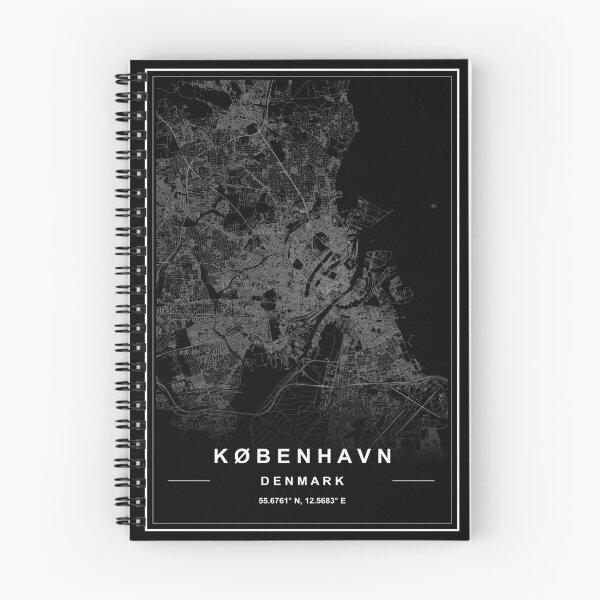 Item preview, København City Map designed and sold by SHAMPAIN-ART-CO.