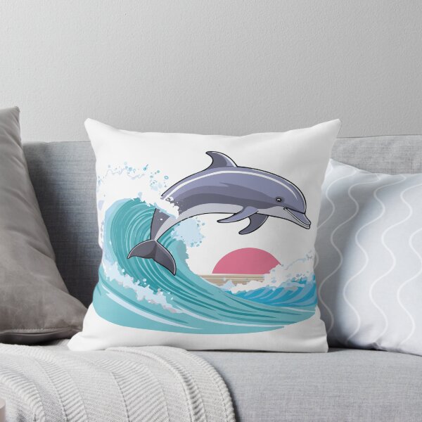 Item preview, The Dolphin and the Wave at Sunset designed and sold by pureorganic.