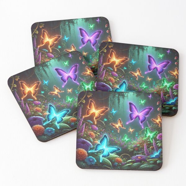 Item preview, Enchanted Butterfly Garden designed and sold by TeslaSt0re.