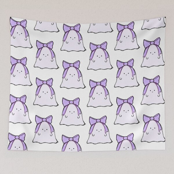 Item preview, Floating Coquette Ghost in Purple designed and sold by Doodalos.