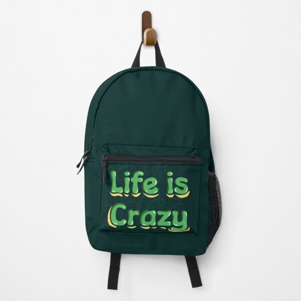 Item preview, Life is crazy quote designed and sold by Creative_verse108.