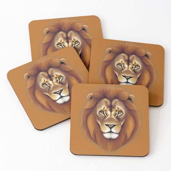 Item preview, Lion face ▩ designed and sold by cabana.space.