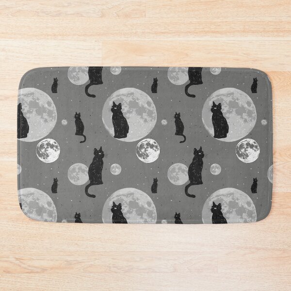 Item preview, Black Cat and Moon 2 designed and sold by Magnuna.