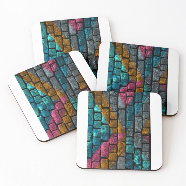 Item preview, Colorful Bricks Wall Stone Pattern the wall bricks stones pattern designed and sold by Trenddesigns24.
