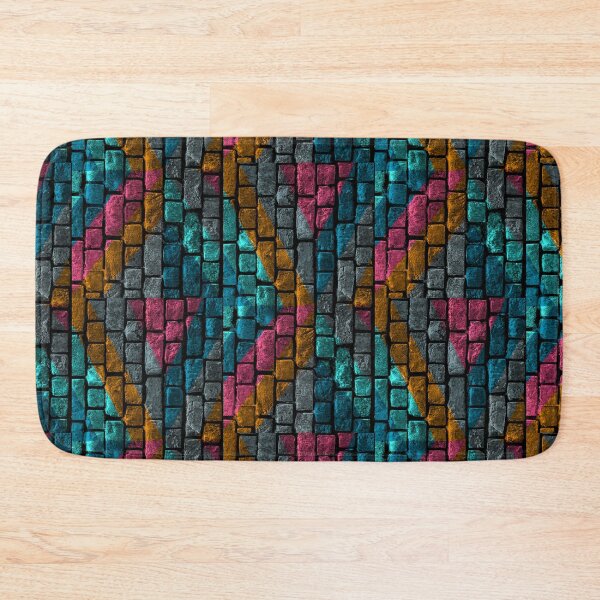 Item preview, Colorful Bricks Wall Stone Pattern the wall bricks stones pattern designed and sold by Trenddesigns24.
