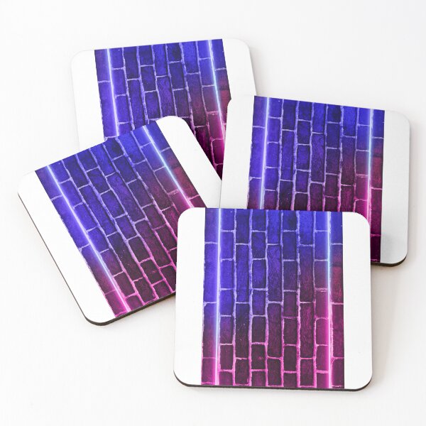 Item preview, Neon Bricks Wall Stone Pattern the wall bricks stones pattern designed and sold by Trenddesigns24.