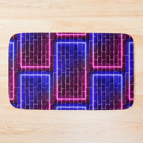 Item preview, Neon Bricks Wall Stone Pattern the wall bricks stones pattern designed and sold by Trenddesigns24.