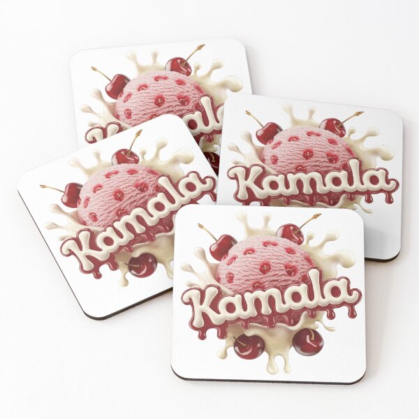 Item preview,  Kamala: 3D Render of Juicy Strawberry Ice Cream with Cherries and in Dripping Sauce designed and sold by PING 999 STUDIO.