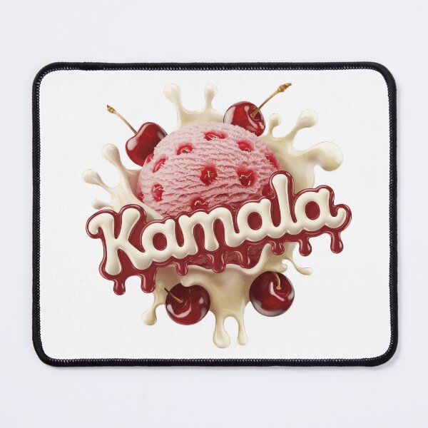 Item preview,  Kamala: 3D Render of Juicy Strawberry Ice Cream with Cherries and in Dripping Sauce designed and sold by PING 999 STUDIO.