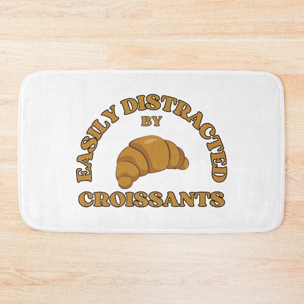 Item preview, Easily Distracted By Croissants designed and sold by figandroseco.