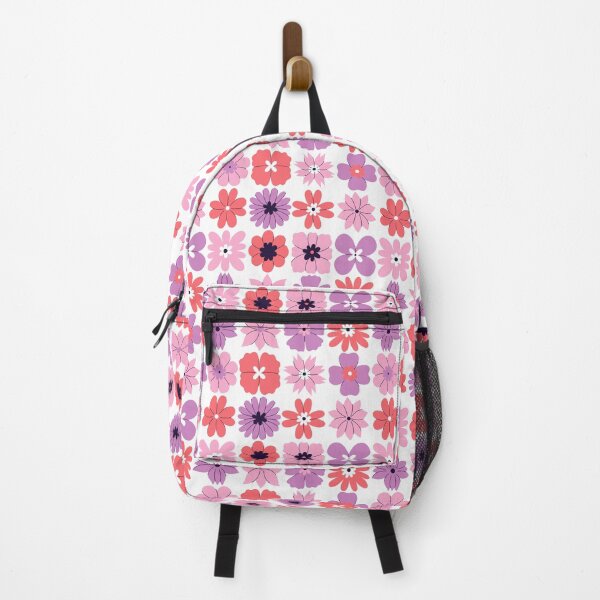 Item preview, pink and red flowers of different shapes designed and sold by burbura.