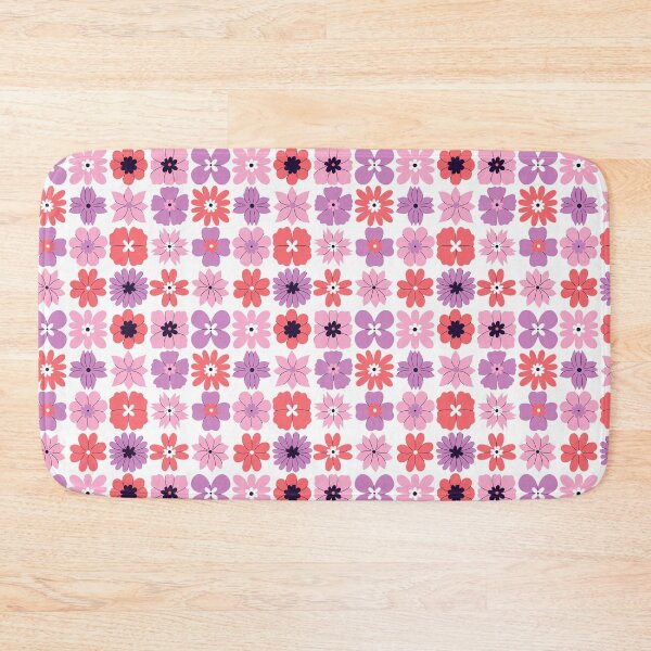 Item preview, pink and red flowers of different shapes designed and sold by burbura.