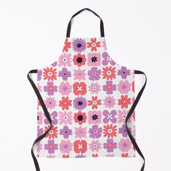Item preview, pink and red flowers of different shapes designed and sold by burbura.