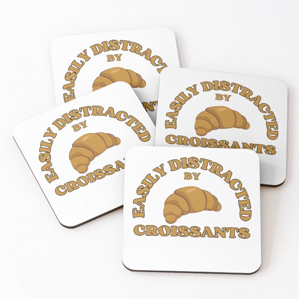 Item preview, Easily Distracted By Croissants designed and sold by figandroseco.