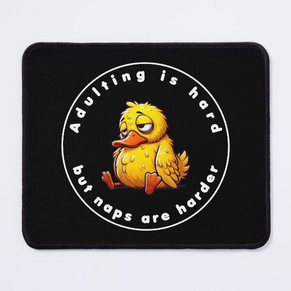 Item preview, Adulting Is Hard, But Naps Are Harder - funny adulthood meme designed and sold by RogarsVault.