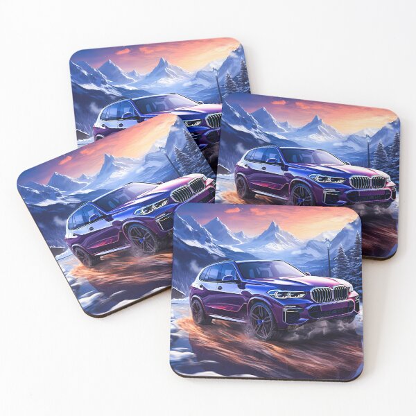 Item preview, Sporty SUV in a Dynamic Alpine Winter Scene designed and sold by RevUpDesign.