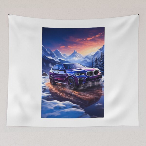 Item preview, Sporty SUV in a Dynamic Alpine Winter Scene designed and sold by RevUpDesign.