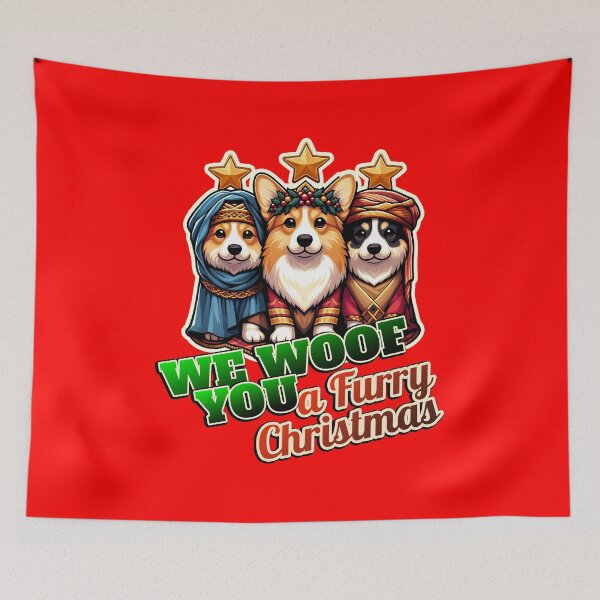 Item preview, Corgi Merry Christmas 3 kings designed and sold by ThisDress.