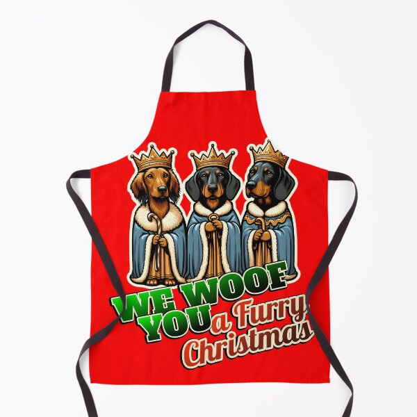 Item preview, Dachshund Merry Christmas 3 kings designed and sold by ThisDress.