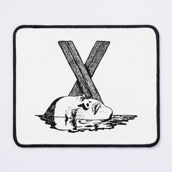 Item preview, X horror movie lake reflection black designed and sold by LapinMagnetik.