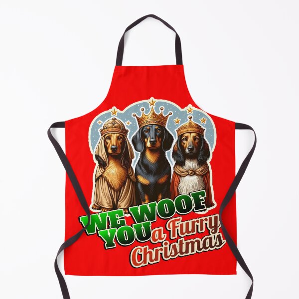 Item preview, Dachshund Merry Christmas 3 kings designed and sold by ThisDress.