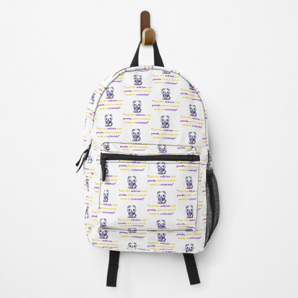 Item preview, Purple and yellow/gold Milk tea and panda Text Minimalist with cute purple milk tea and panda designed and sold by SEVENPRINTS.