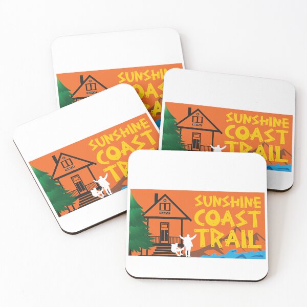 Item preview, Sunshine Coast Trail - Scenic Hiking Adventure Design designed and sold by damithez.