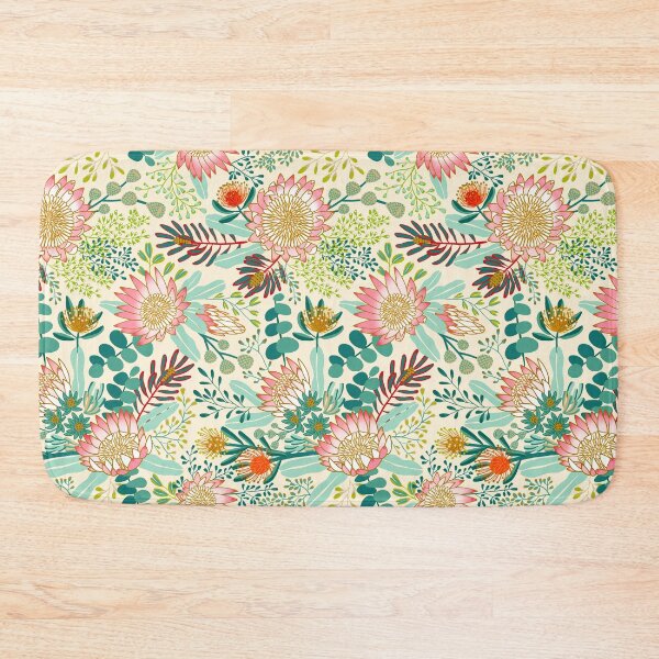 Item preview, Pink King Protea Boho Botanical - Cream designed and sold by TigaTiga.