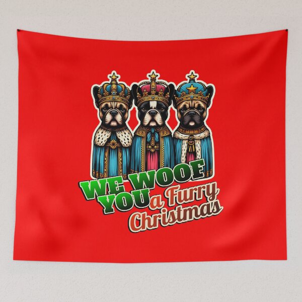 Item preview, French Bulldog, Frenchie, Merry Christmas 3 kings designed and sold by ThisDress.