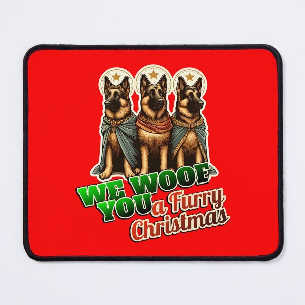 Item preview, German Shepherd Merry Christmas 3 kings designed and sold by ThisDress.