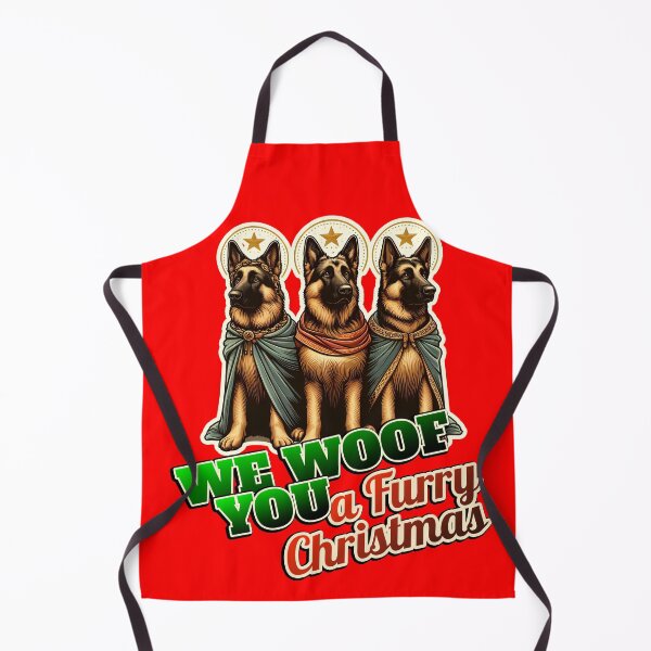 Item preview, German Shepherd Merry Christmas 3 kings designed and sold by ThisDress.
