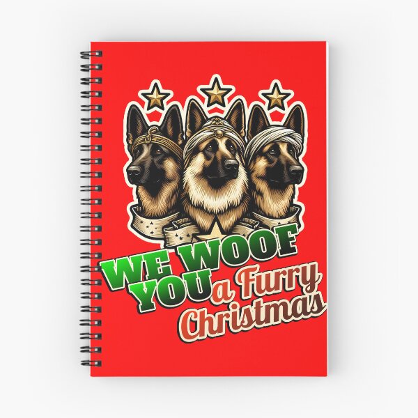 Item preview, German Shepherd Merry Christmas 3 kings designed and sold by ThisDress.
