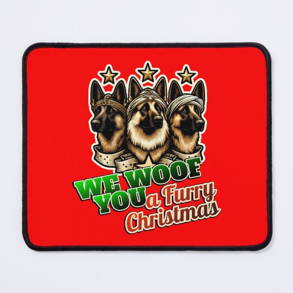 Item preview, German Shepherd Merry Christmas 3 kings designed and sold by ThisDress.