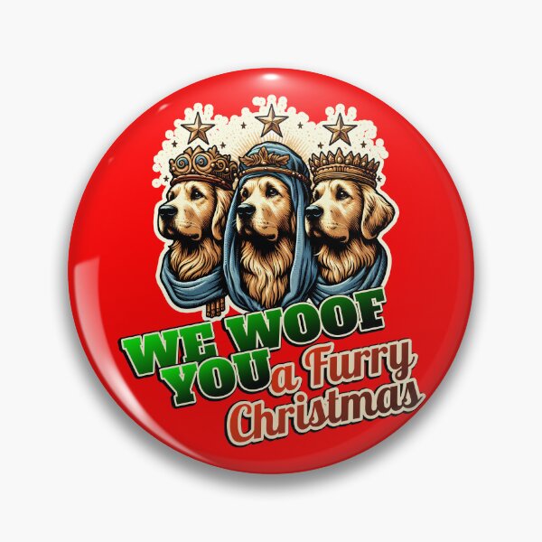 Item preview, Golden retriver, goldie, Merry Christmas 3 kings designed and sold by ThisDress.