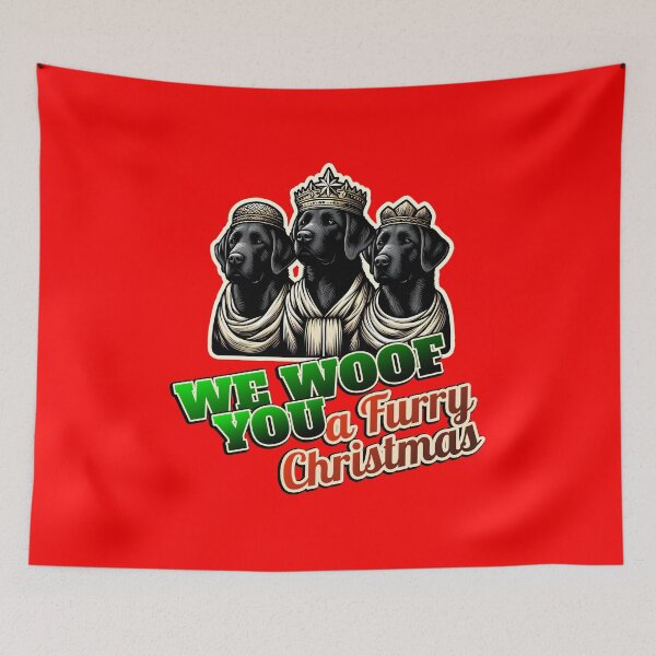 Item preview, Labrador, lab, Merry Christmas 3 kings, gift designed and sold by ThisDress.