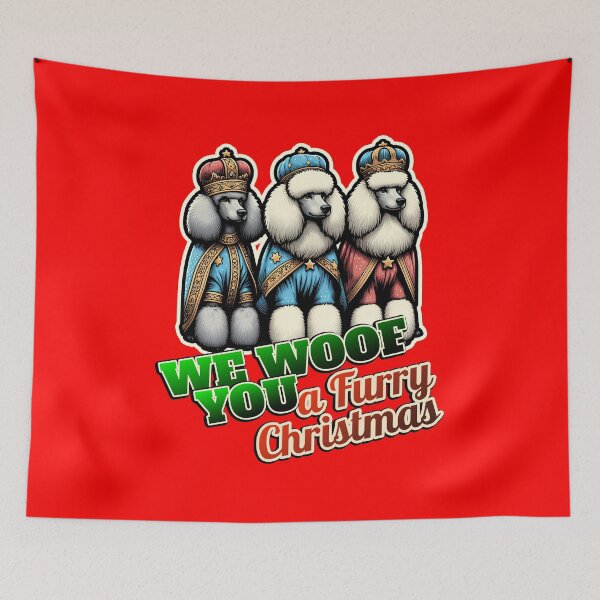 Item preview, Poodle Merry Christmas 3 kings, gift designed and sold by ThisDress.