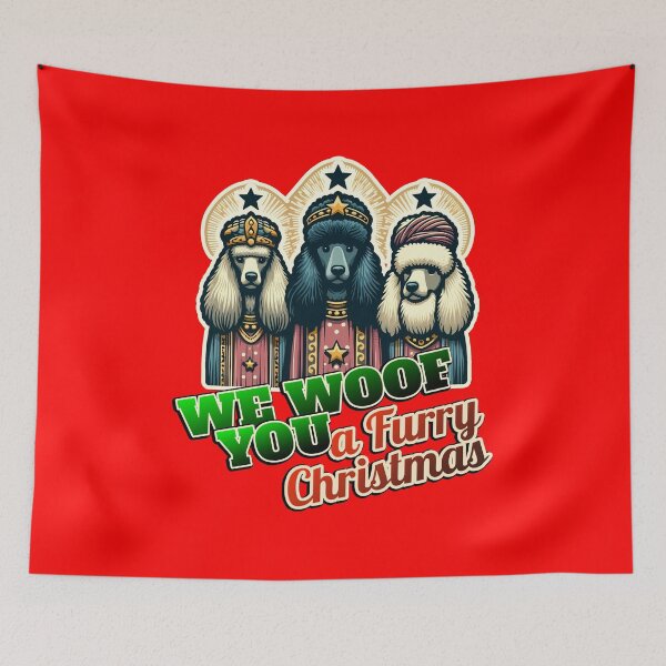 Item preview, Poodle Merry Christmas 3 kings, gift designed and sold by ThisDress.