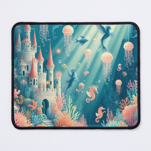 Item preview, coral castle scenery designed and sold by Dominika Farkašová.