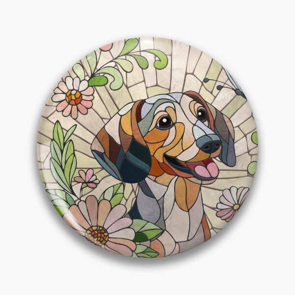 Item preview, Dachshund dog  - Doxie - mosaic art designed and sold by k9printart.