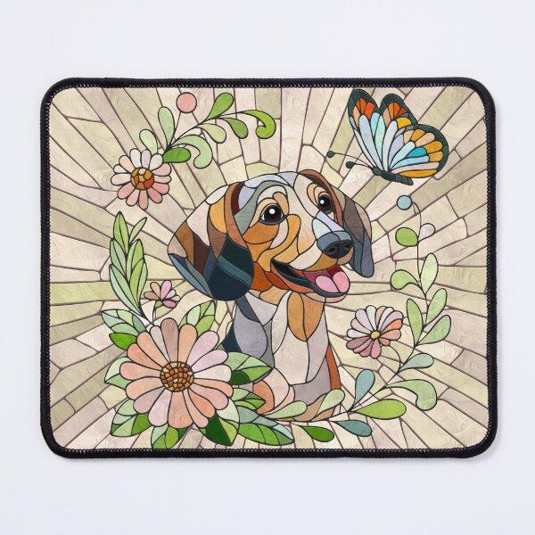 Item preview, Dachshund dog  - Doxie - mosaic art designed and sold by k9printart.