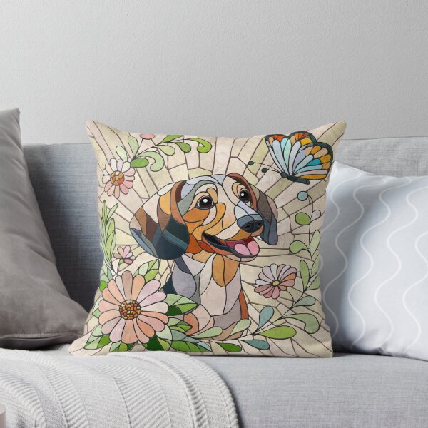 Item preview, Dachshund dog  - Doxie - mosaic art designed and sold by k9printart.