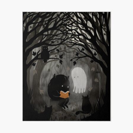 Item preview, A Quiet Spooky Spot (Book Reading Monster) designed and sold by littleclyde.