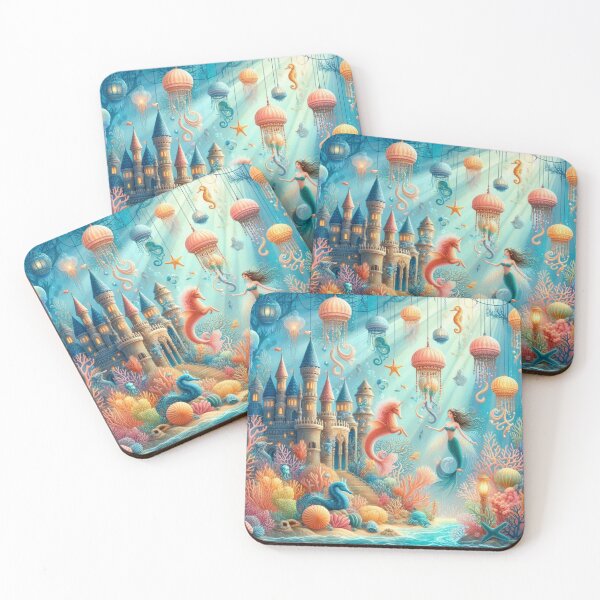 Item preview,  mermaids and seahorses dance designed and sold by Dominika Farkašová.