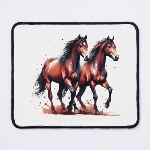 Item preview, Watercolor Horses designed and sold by WanderlustCoCo.