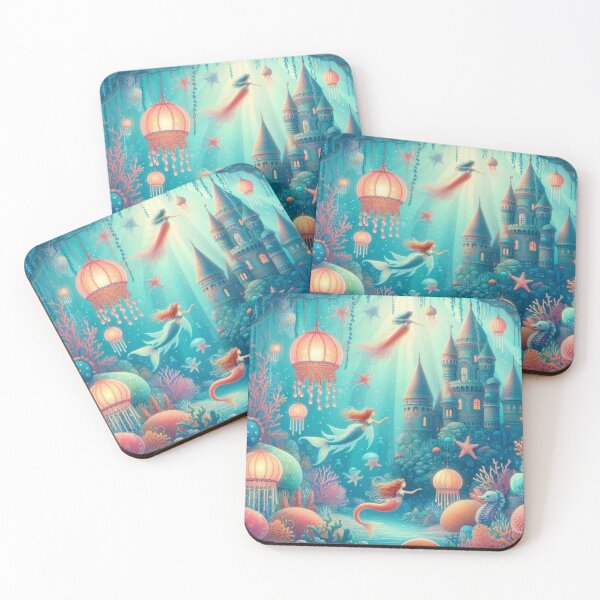 Item preview, vibrant coral reef landscape, designed and sold by Dominika Farkašová.