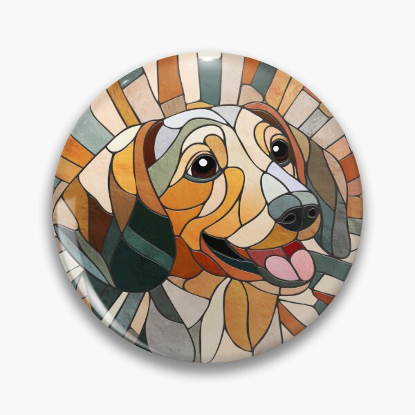 Item preview, Dachshund dog  - Doxie - mosaic art designed and sold by k9printart.