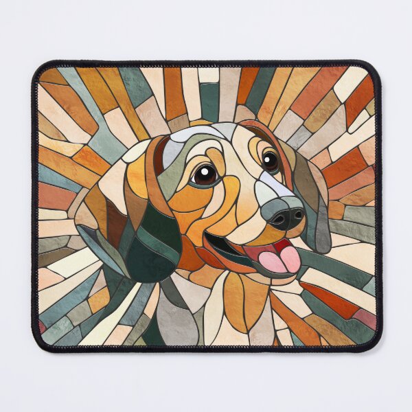 Item preview, Dachshund dog  - Doxie - mosaic art designed and sold by k9printart.