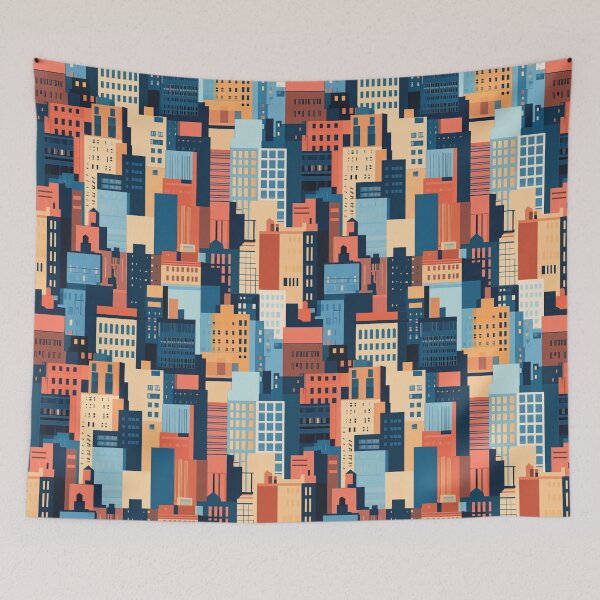 Item preview, Urban landscapes and skylines designed and sold by mind-coloring.