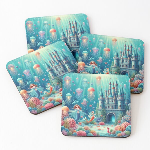 Item preview, magical underwater realm designed and sold by Dominika Farkašová.